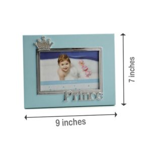 Blue Crown Photoframe with "Prince"