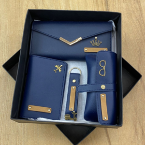 Premium Blue Travel Essentials Gift Box (Organizer Set)