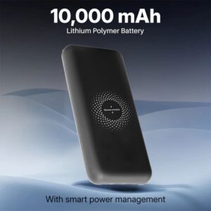 Beam 10000mAh Power Bank with Inbuilt Cables