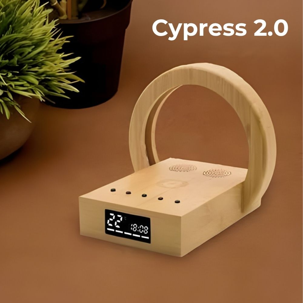 Cypress 2.0 Wireless Charger with Clock