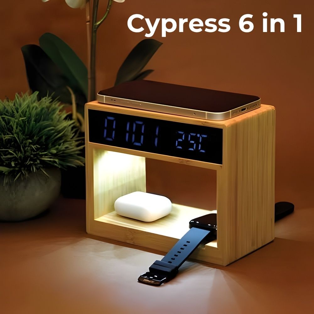 Cypress 6 in 1 Multifunction Wireless Charging Junction