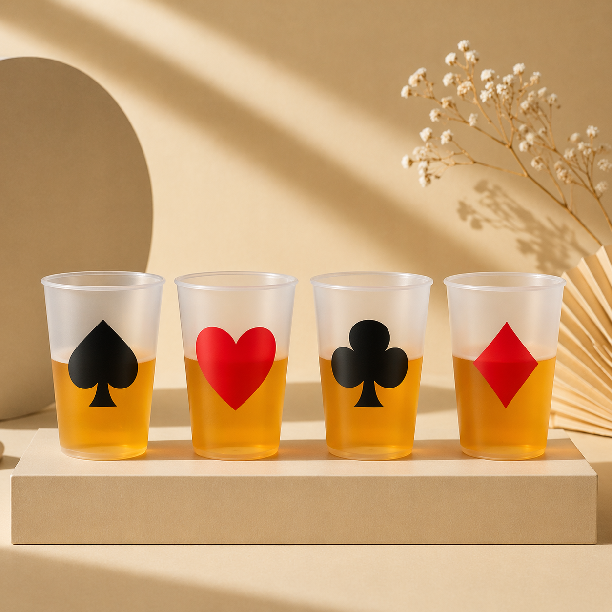 Frosted Jackpot Tumbler Set (pack of 4)