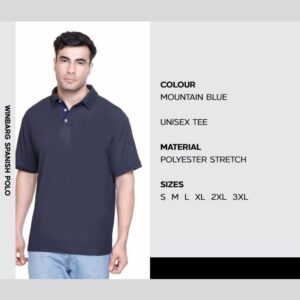 Spanish Polo – Mountain Blue