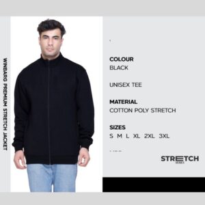 Premium Stretch Jacket – Black