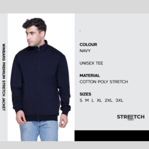 Premium Stretch Jacket – Navy