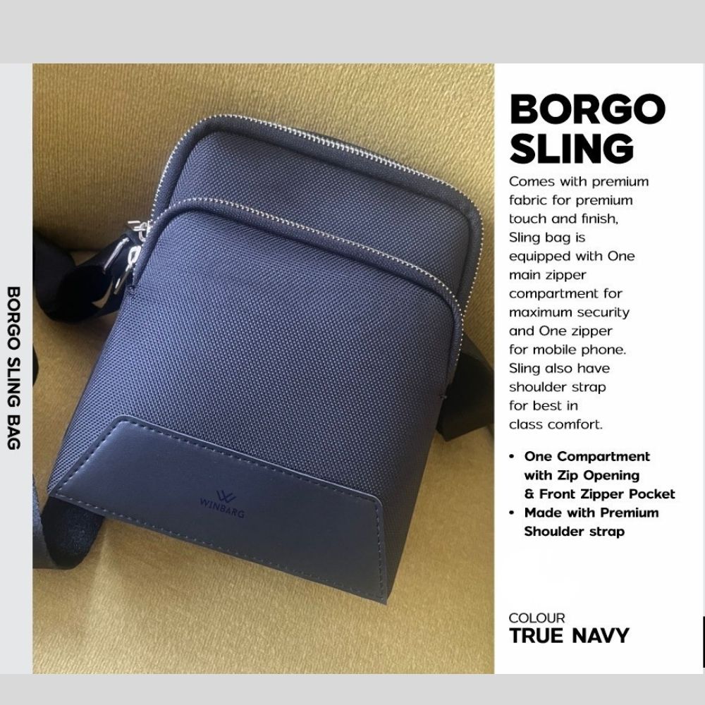 Borgo Sling Bag – True Navy