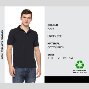 Eco-Tees Polo – Navy